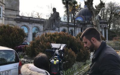 El Balneario de Mondariz acoge el rodaje de un documental sobre Emilia Pardo Bazán